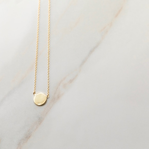 Gold Pendant Necklace | 14k Gold Plated - Picture 6 of 8